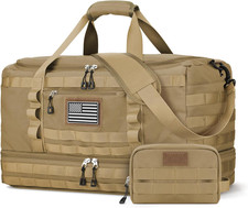 Travel Gym Duffle Bag with Shoe Compartment Wet Pocket Overnight Weekender