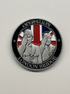 United Kingdom Police Op London Bridge Challenge Coin UK 44mm