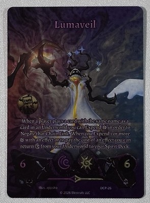 Elestrals TCG - Lumaveil Card Party 4 San Diego Limited Edition Holo Promo, NM