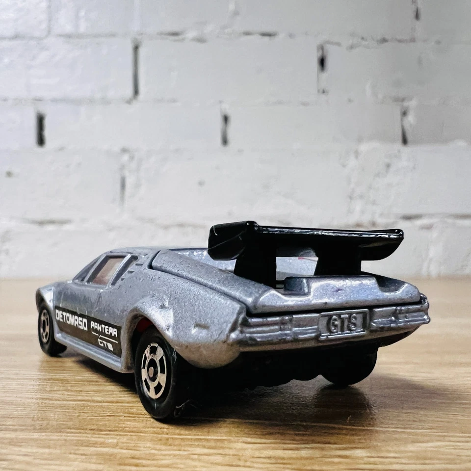 Tomica No F55 De Tomaso Pantera GTS Silver Black Red Made in Japan - Image 4 of 4