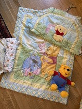 Vintage Disney Winnie The Pooh Crib Set