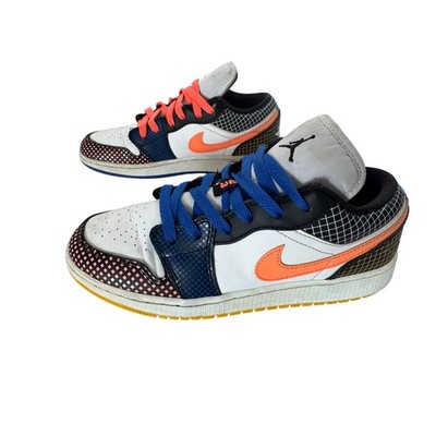 Nike Air Jordan 1 Low MMD BG 'Multi Grid' DH7547-100 Kids Size 5Y