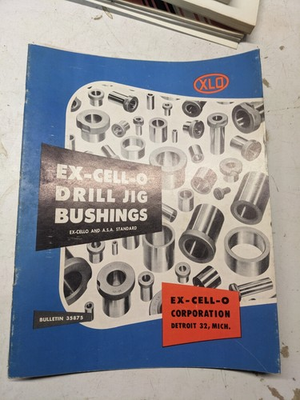 #ad EX CELL O SALES BROCHURE CATALOG FEATURES SPECIFICATIONS DRILL JIG BUSHINGS $79.62