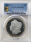 1878 CC MORGAN DOLLAR! PCGS MS63 PL! WHITE FROST CAMEO! GORGEOUS! NR #CVIP34