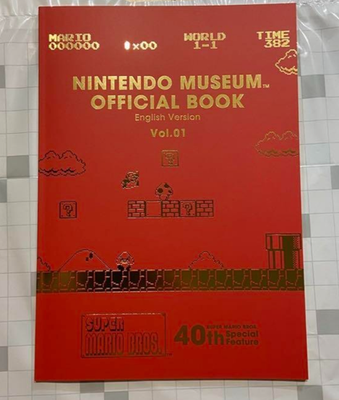 Nintendo Museum Official Book Vol.1 English Edition 40th Super