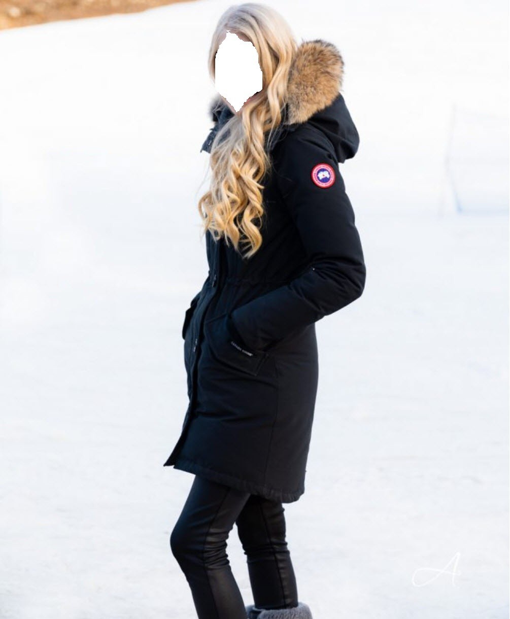 LATEST "BLACK" "GREY LABEL" CANADA GOOSE ROSSCLAIR SMALL S/P ARCTIC PARKA JACKET image 2