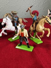 Britains Deetail Wild West Set of 5 1971 Cowboys Mexican Horseback