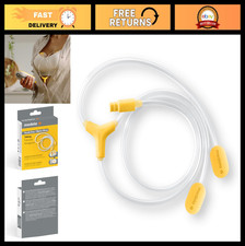 Replacement Tubing for Hands-Free Breast Pump Collection Cups, Compatible with F