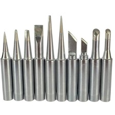 Set of 10 Replaceable Soldering Iron Tips 900M T Series Versatile Usage