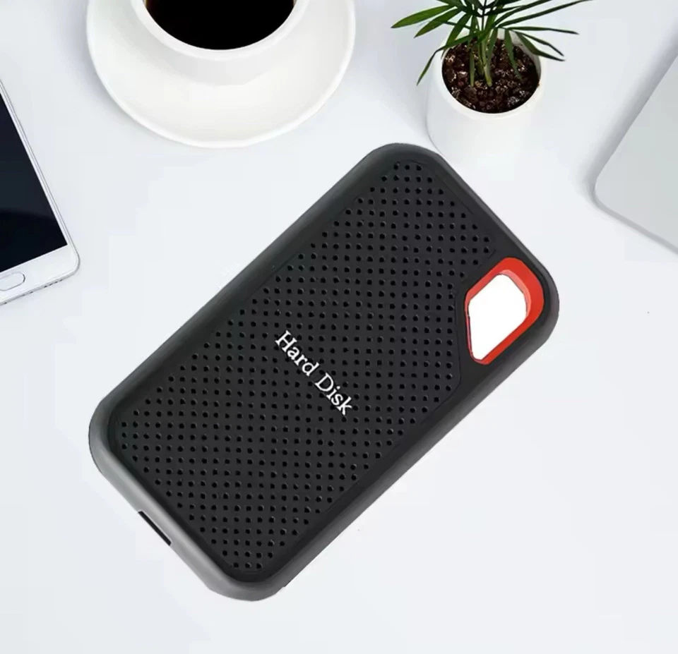 4 TB Externe Festplatte mit großer Kapazität Typ-C SSD Highspeed Storage Drive