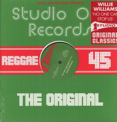 Willie Williams No One Can Stop Us Now 12'' Vinyl Europa Soul Jazz 2022 b/w