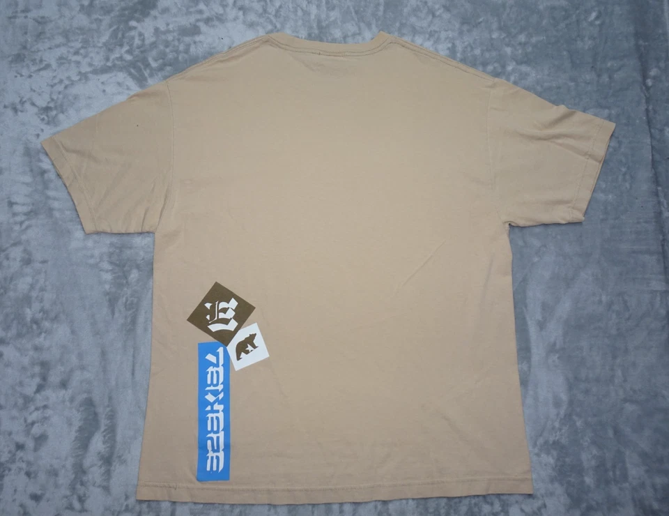 Camiseta Vintage Ezekiel Worldwide Skate Streetwear XL Bronzeada Logotipo Gráfico Feito nos EUA - Imagem 2 de 4