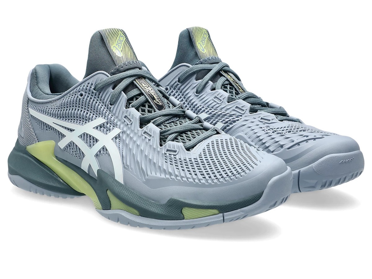 ASICS COURT FF 3 AC 1041A370 404 Grey Blue White Tennis Shoes | eBay