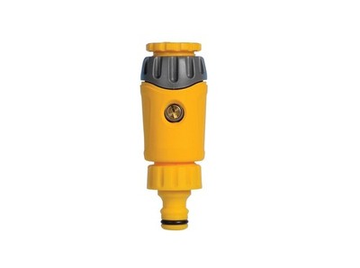 HOZELOCK - Non Return Tap Connector ø 21mm - 10 cm x 16 x 8 cm, Yellow 