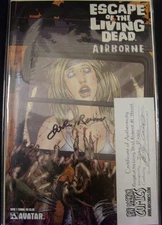 ESCAPE OF THE LIVING DEAD AIRBORNE 1 AVATAR TERROR COMIC SIGNED RUSSO 2006 NM