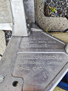 Expresso Sackkarre Transportkarre aus Aluminium Silber/Blau (1011001 N)