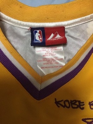 Kobe Bryant #8 Los Angeles Lakers Majestic Graphic Back Jersey