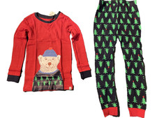 baby Gap NWT Boy's 4T 100 Cotton Christmas Bear Pajama Set