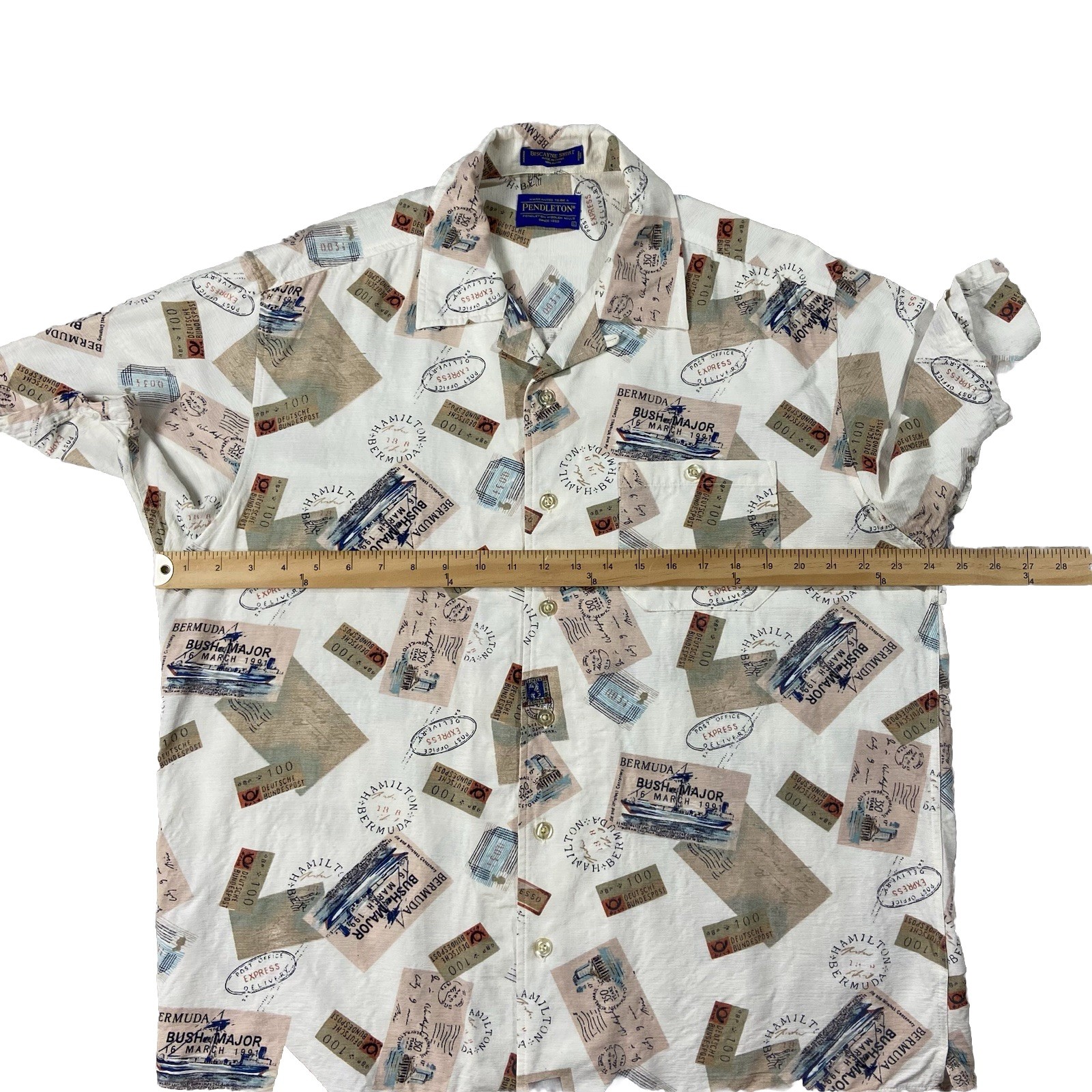 Pendleton Biscayne Short Sleeve Button Up Vintage… - image 6
