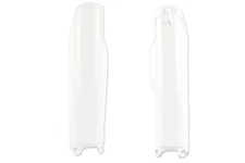 Polisport White Lower Fork Guards Honda CR, CRF
