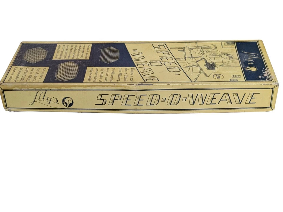 Juego de secciones metálicas vintage Lily's Speed-O-Weave años 50 Foto 4 de 4