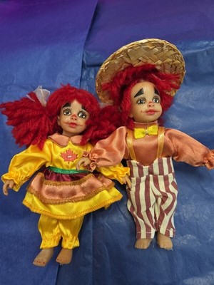 rag time Fall dolls 5in