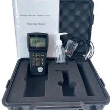 Portable Ultrasonic Thickness Gauge Tester Meter 0.3-10mm I-E E-E Echo-Echo Mode