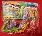 Vintage Teletubbies Original Keychain Display With (12) Figural Keychains NOS