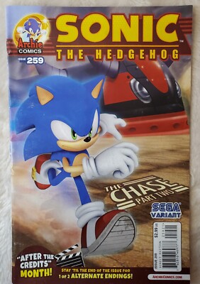 Sonic the Hedgehog Issue 259 The Chase Part Two Archie Comics June 2014 ...