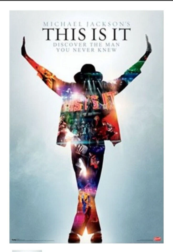 批量 4 张迈克尔·杰克逊海报 全新未拆封 惊悚片 Loved This Is It * 查看图片 * — 第 4/4 张图片