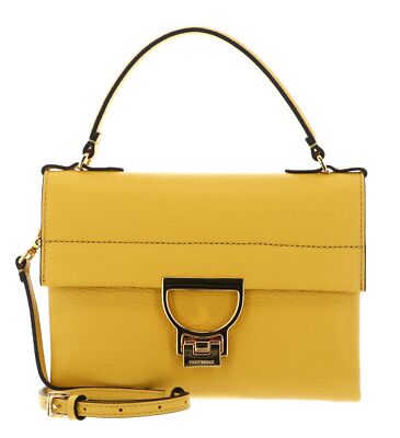 COCCINELLE Arlettis Handbag Handtasche Umhängetasche Tasche Soleado dunkelgelb