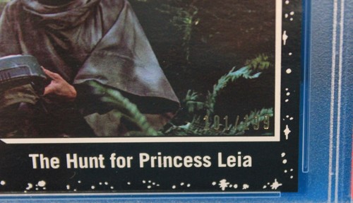 2019 Topps Star Wars # 29 The Hunt for Princess Leia # 101/199 PSA 9 # 98278909 - Bild 3 von 3