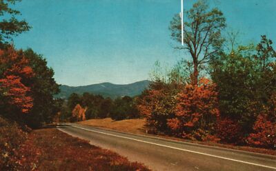 Postcard Blue Ridge Mountain Parkway Fall Scene Makes October Travel Worth While