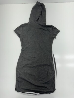 grey hoodie dress womens Women's Fleece Hooded Dress main image 1