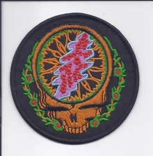 3.5" Grateful Dead Steal your face Vines Iron On Embroidered Patch free US ship