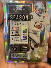 2020 Contenders Optic Football Cracked Ice Season Ticket Josh Jacobs /22