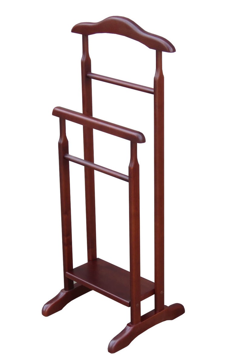 Handmade Solid Wood Wardrobe Stand Rack Mens Suit Clothes