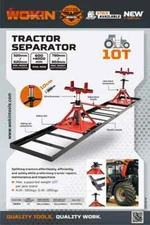 Lindstrom Equipment tractor splitting stands 10 Ton/20,000 lb