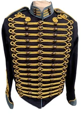 Original SDL  Hussar  Military Army  Navy Blue Jacket Size XL Chest 48”