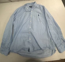 US Polo Assn shirt Men's size XL blue button-down long-sleeve pocket