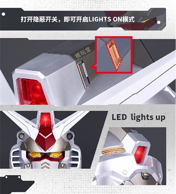 BN HEAD COLLECTION RX-78-2 Gundam Rollout Color 18.5 x 19.2 BN HEAD COLLECTION RX-78-2 Gundam Rollout Color 18.5 x 19.2
