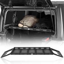 Interior Cargo Carrier Shelf Rack w/Rope fit 18-25 Jeep Wrangler JL 2Dr Hardtop