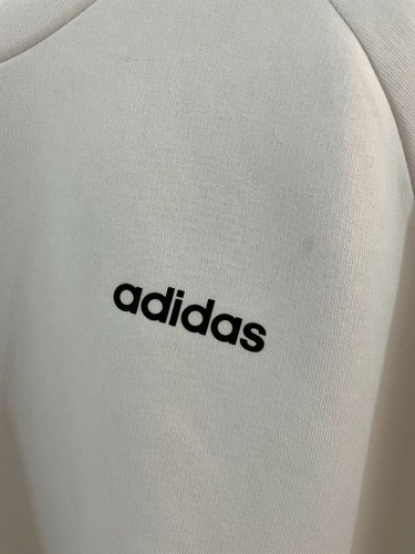 NWT Adidas Long Sleeve Crew Neck Sweatshirt - White w/ Black Stripes - Women's L - Picture 3 of 10