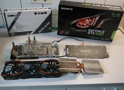 Gigabyte GTX 1080 8GB mit Ice Dragon Wasserblock