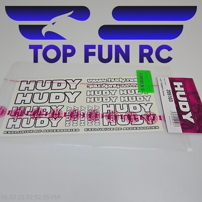 Hudy RC 209103 Stickers For Bodies Vintage!