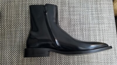 New Men's Balenciaga Black Patinated Leather Boots | eBay