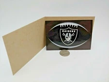 NFL Las Vegas Oakland Raiders Prismatic Sticker Vending Machine Glossy A1