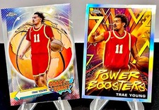 TRAE YOUNG 2023-24 TOPPS CHROME 2 MINT INSERTS-POWER BOOSTER REF/COAST TO COAST!