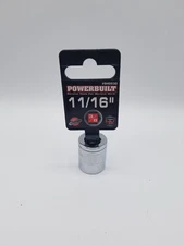 Powerbuilt 3/8 in. Drive x 11/16 in. 6 Point SAE Socket - 940530