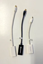 Lot of 3 -  Mini displayport to hdmi adapters